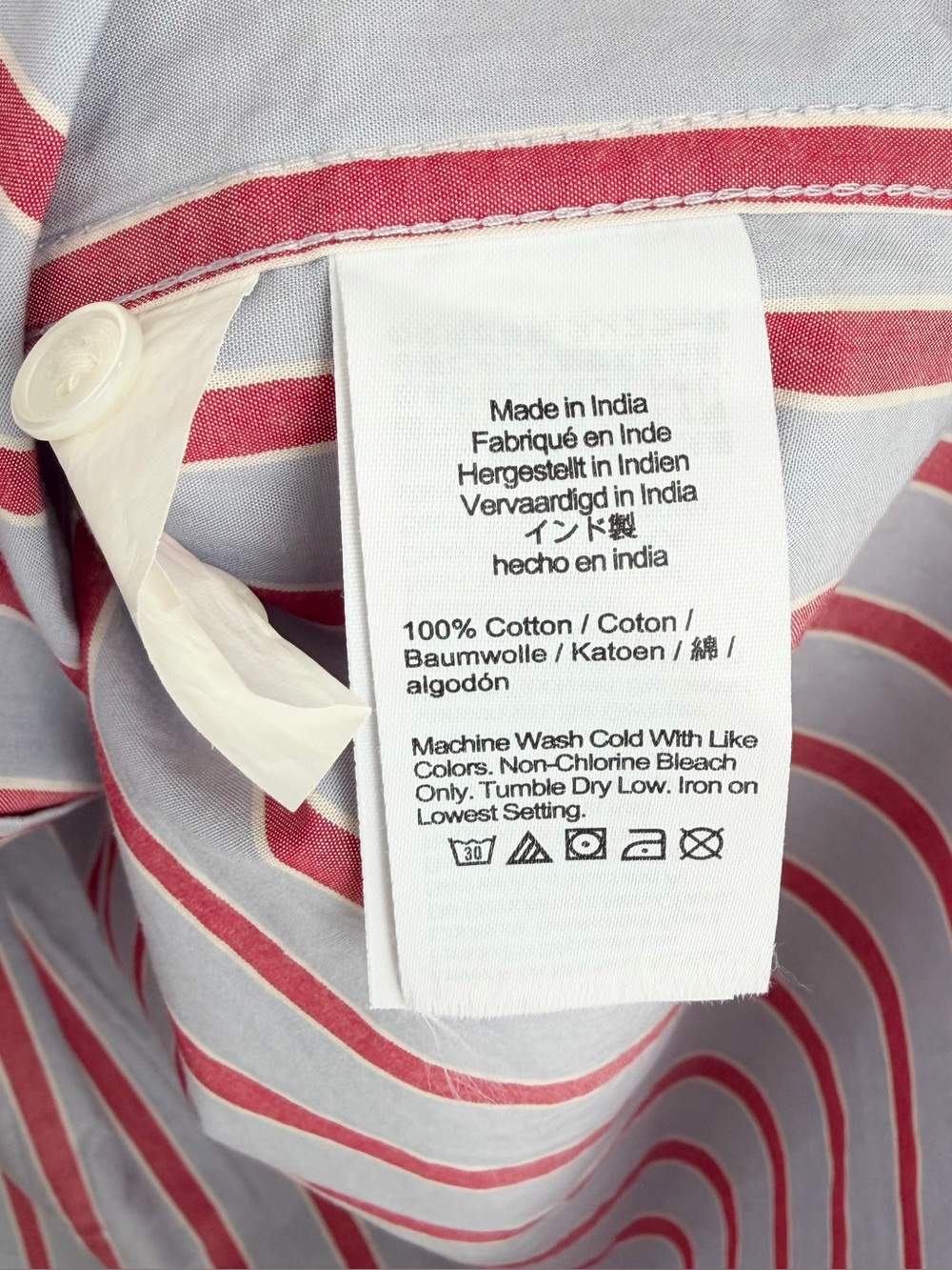 NWT Madewell The Easy Button Up Striped Shirt in Poplin - Picture 4 of 9